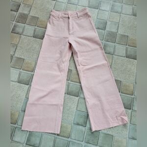 NWT Miou Muse Pink Wide-Leg Women Jeans Size Medium
